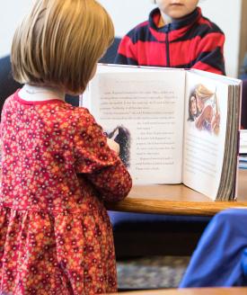 child reading